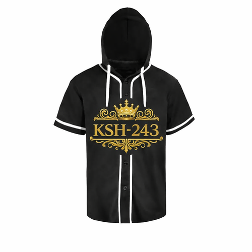 KSH-243 Hooded Baseball Jersey