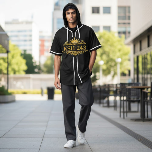 KSH-243 Hooded Baseball Jersey