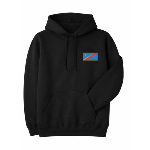 Congo Strong Leopard/ Long sleeve Hooded Sweatshirt