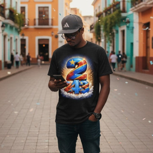 +243 CODE YA MBOKA CONGO/ Short and long Sleeve Heavy Cotton™ T-Shirt