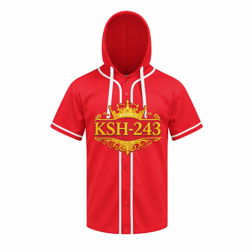 KSH-243 Hooded Baseball Jersey