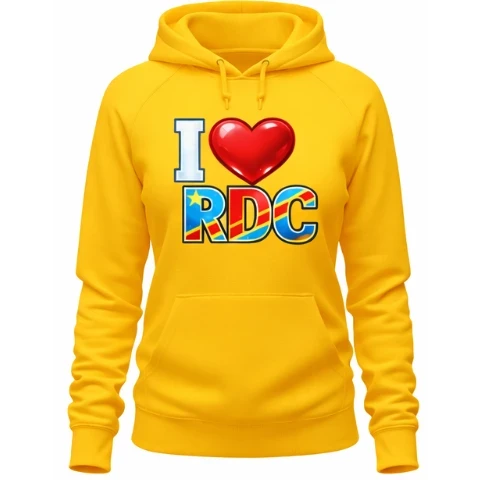 I love R.D. CONGO/Hoodie Sweatshirt